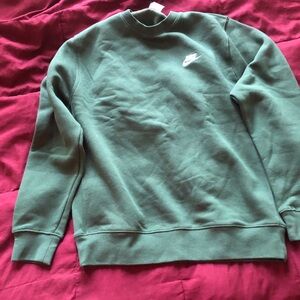 Nike Men's Olive Crewneck Sweater